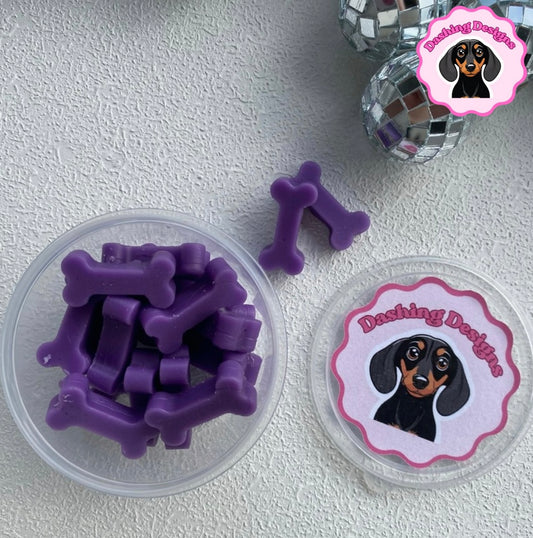 Purple Dog Bone Wax Melts - Salted Caramel
